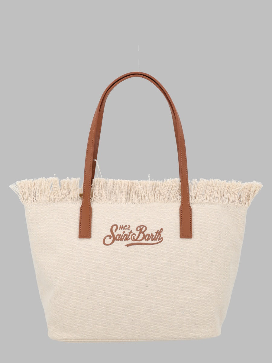 Shoulder Bag City White Cotton