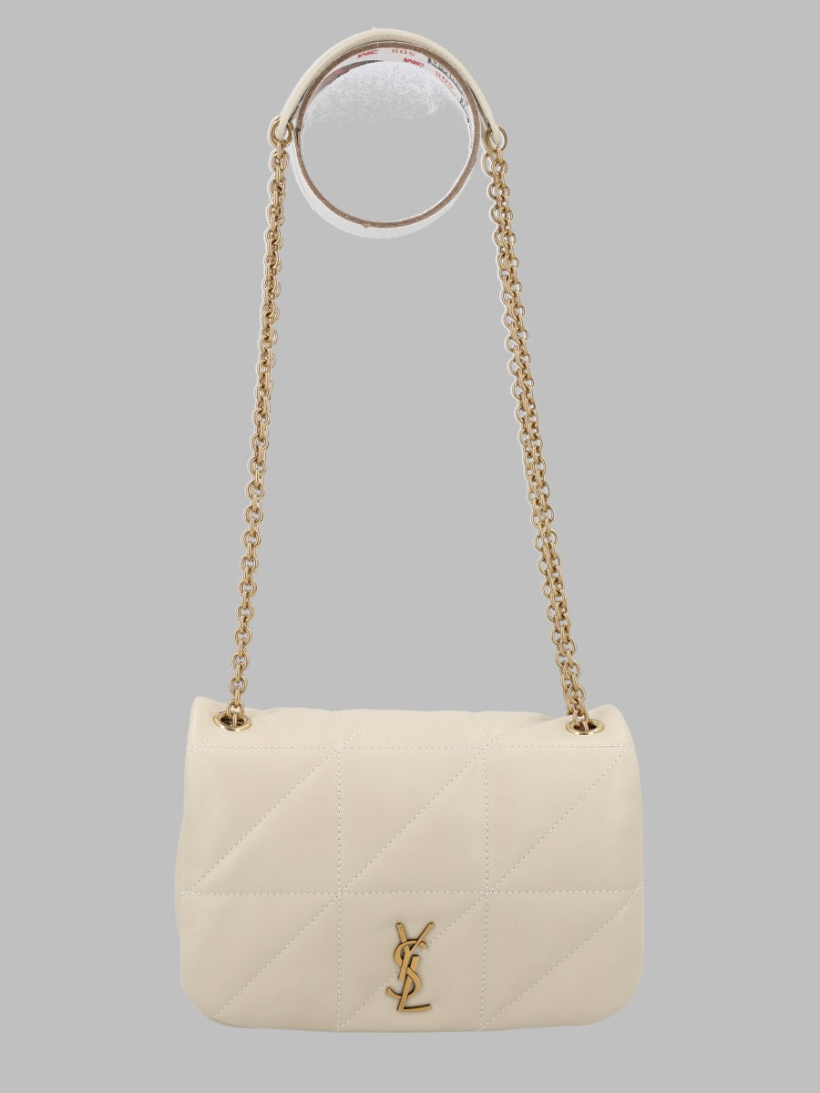 Shoulder Bag Jamie Ivory Lambskin