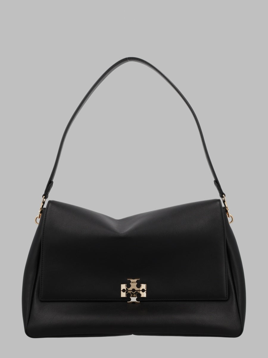 Shoulder Bag Charlie Black Leather Cow