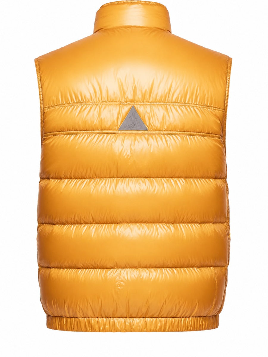 Padded Gilet Oisans Yellow Polyamide Waistcoats & Gilets