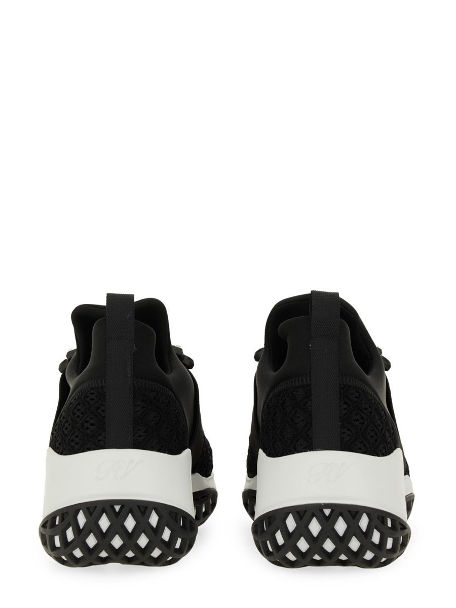 Sneakers Viv Run Black Textile Trainers