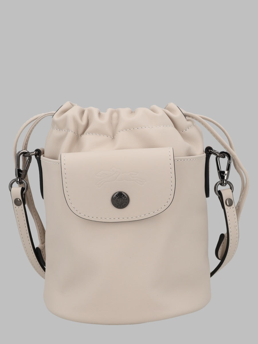 Bucket Bag Le Pliage Xtra Ivory Leather Shoulder
