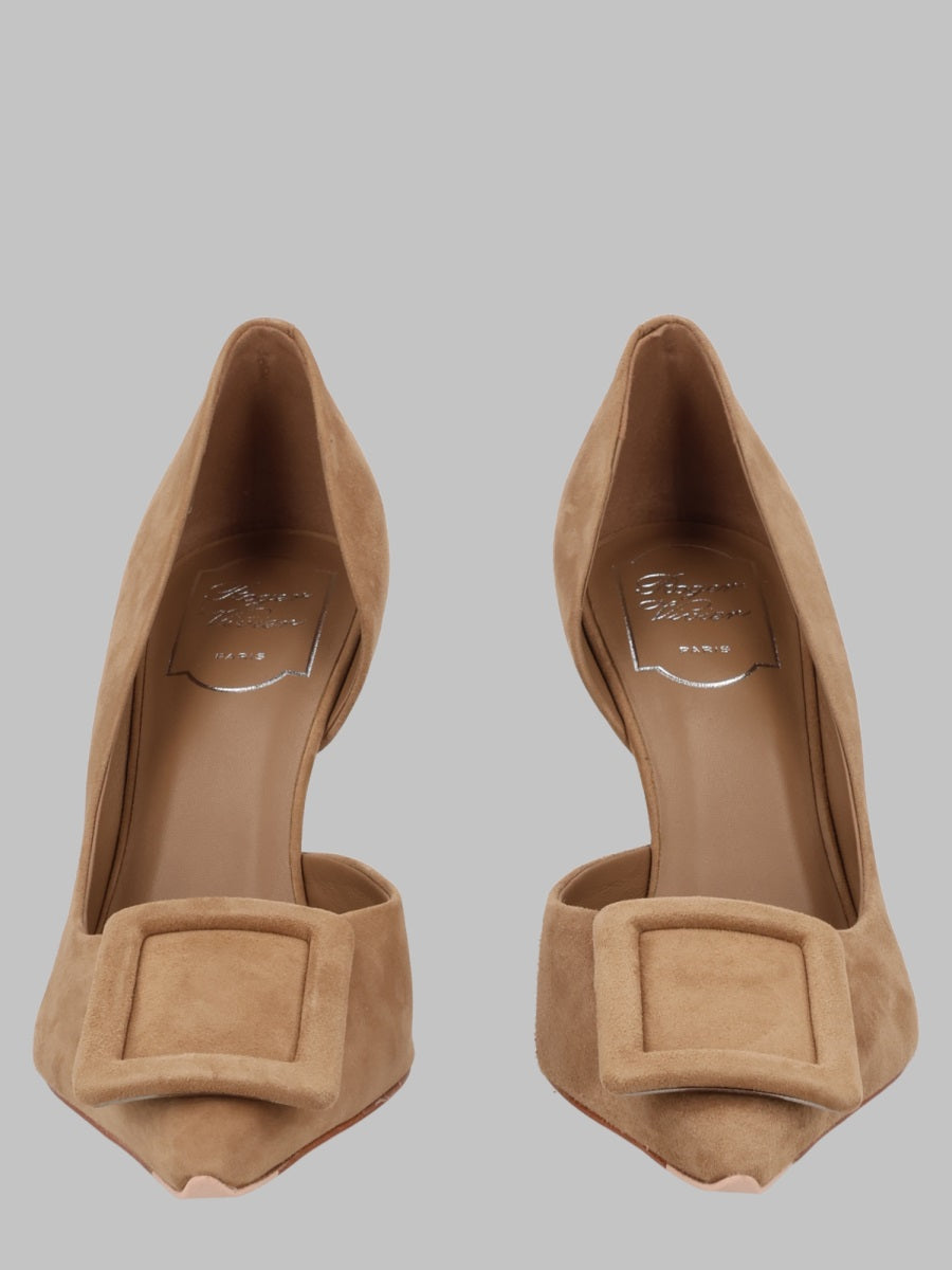 Pumps Viv Ville Dorsay Brown Leather