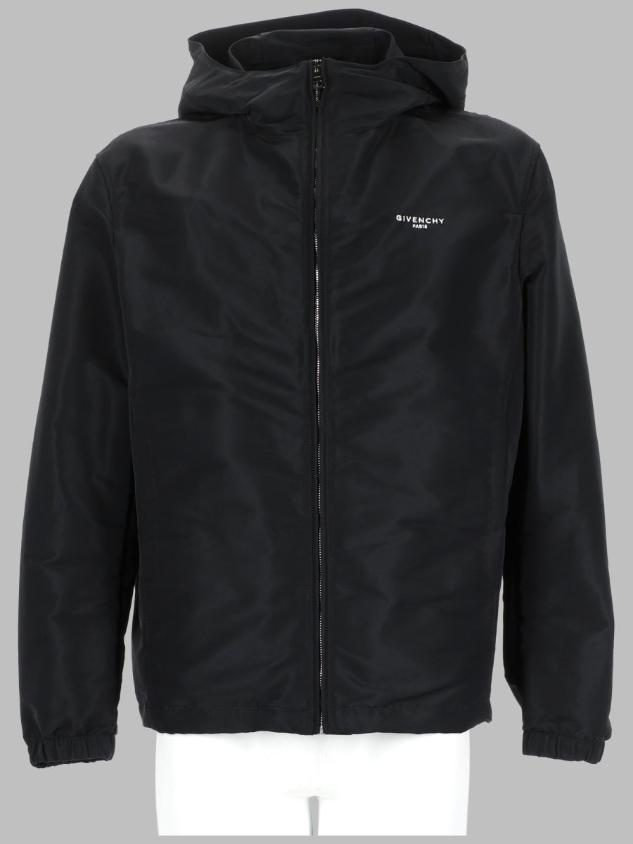 Jacket Windbreaker Black Polyester