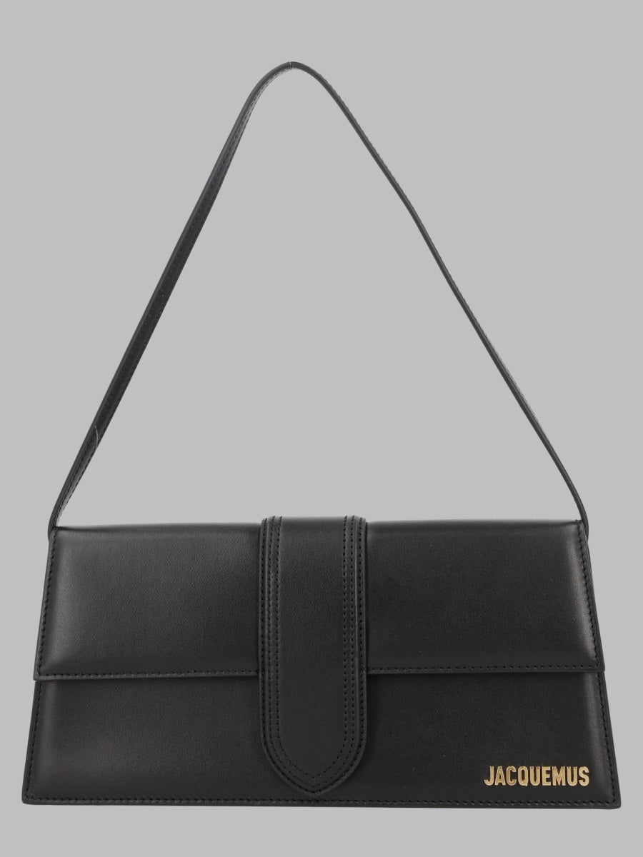 Shoulder Bag Le Bambino Long Black Bovine Leather