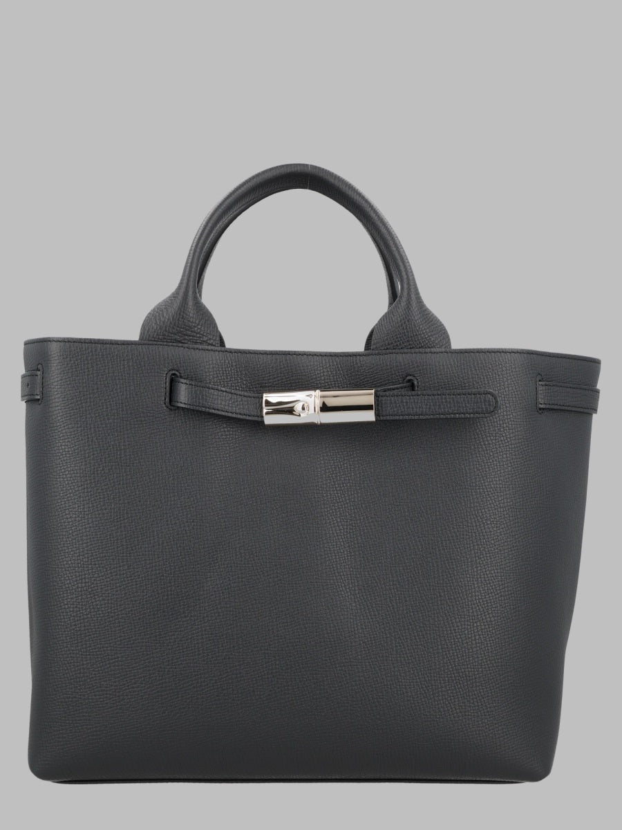 Handbag Le Smart Black Calf Leather Handbags