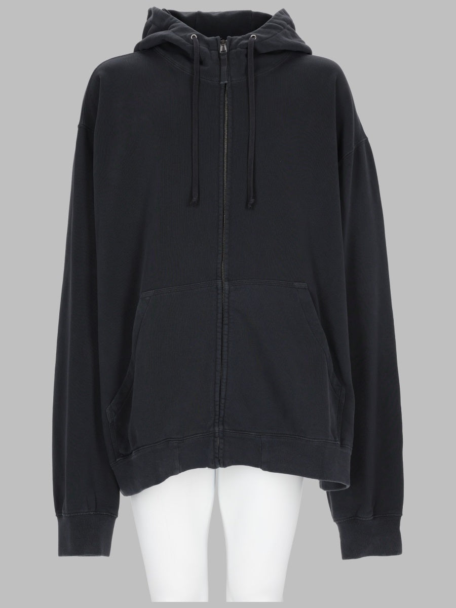 Oversized Sweatshirt Black Cotton Sweatshirts