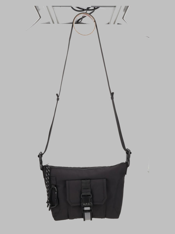 Shoulder Bag Besace Trek Black Polyamide