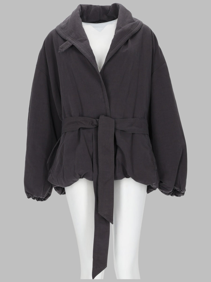 Cotton-Linen Coat Volinda Grey Trench & Raincoats