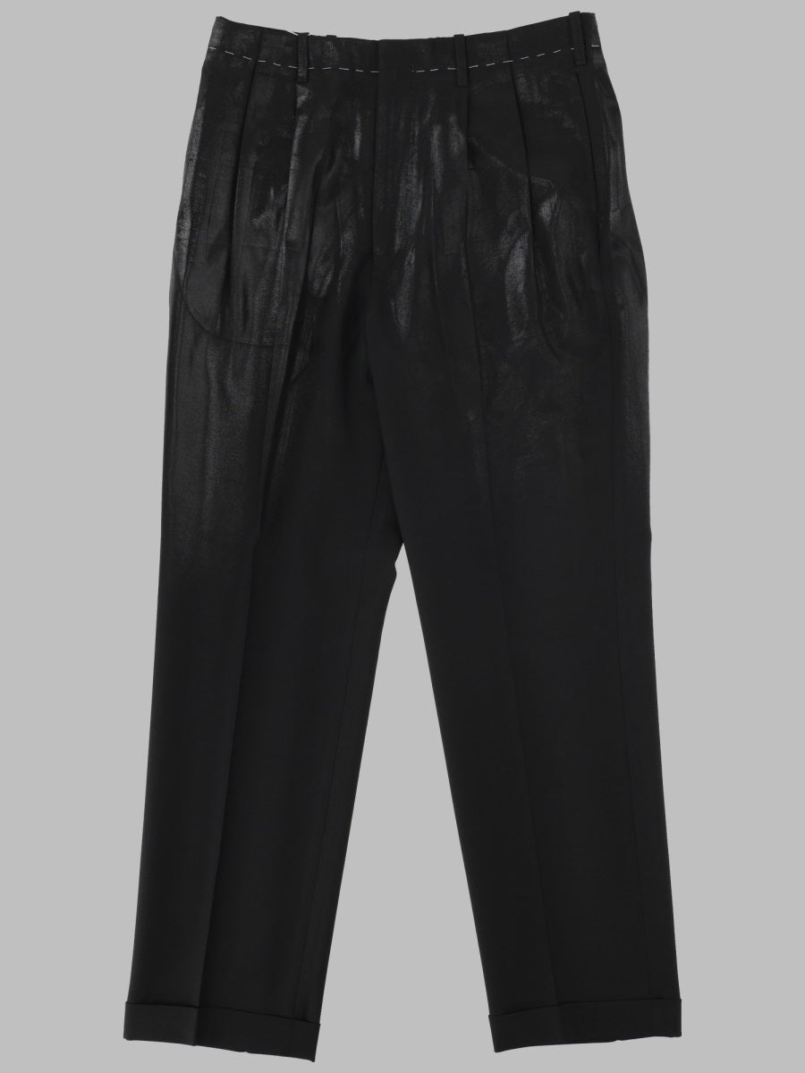 Tailored Trousers Black Virgin Wool