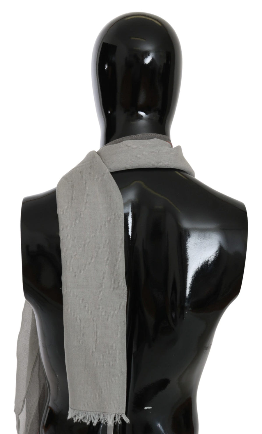 Costume National 100% Cotton scarf in gray
