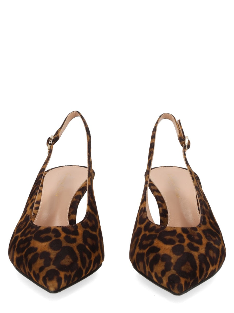 Slingback Robbie Leather Multicolour Shoe