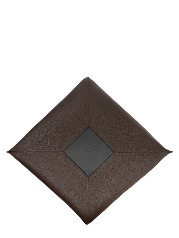 Shoulder Bag Wonton Brown Leather