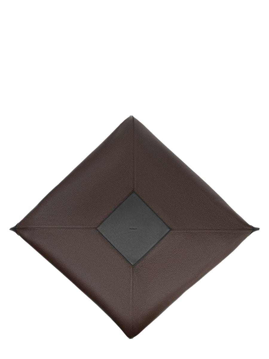 Shoulder Bag Wonton Brown Leather