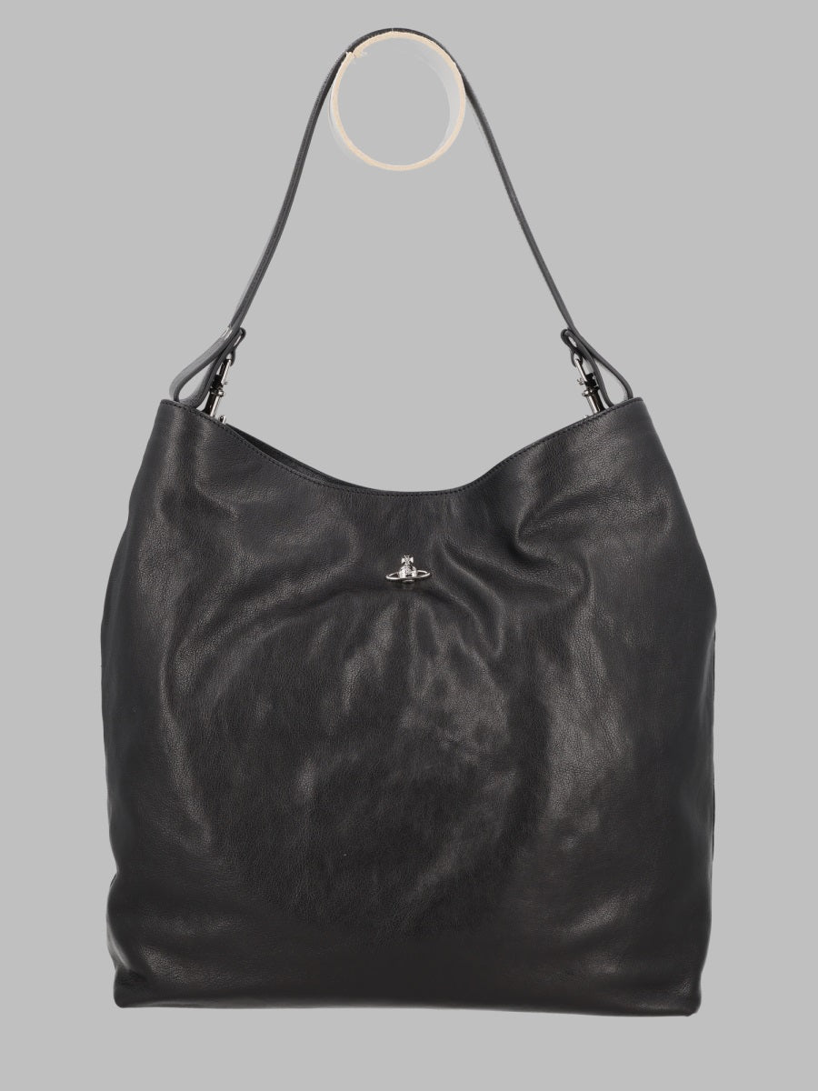 Shoulder Bag Lottie Large Leather Black