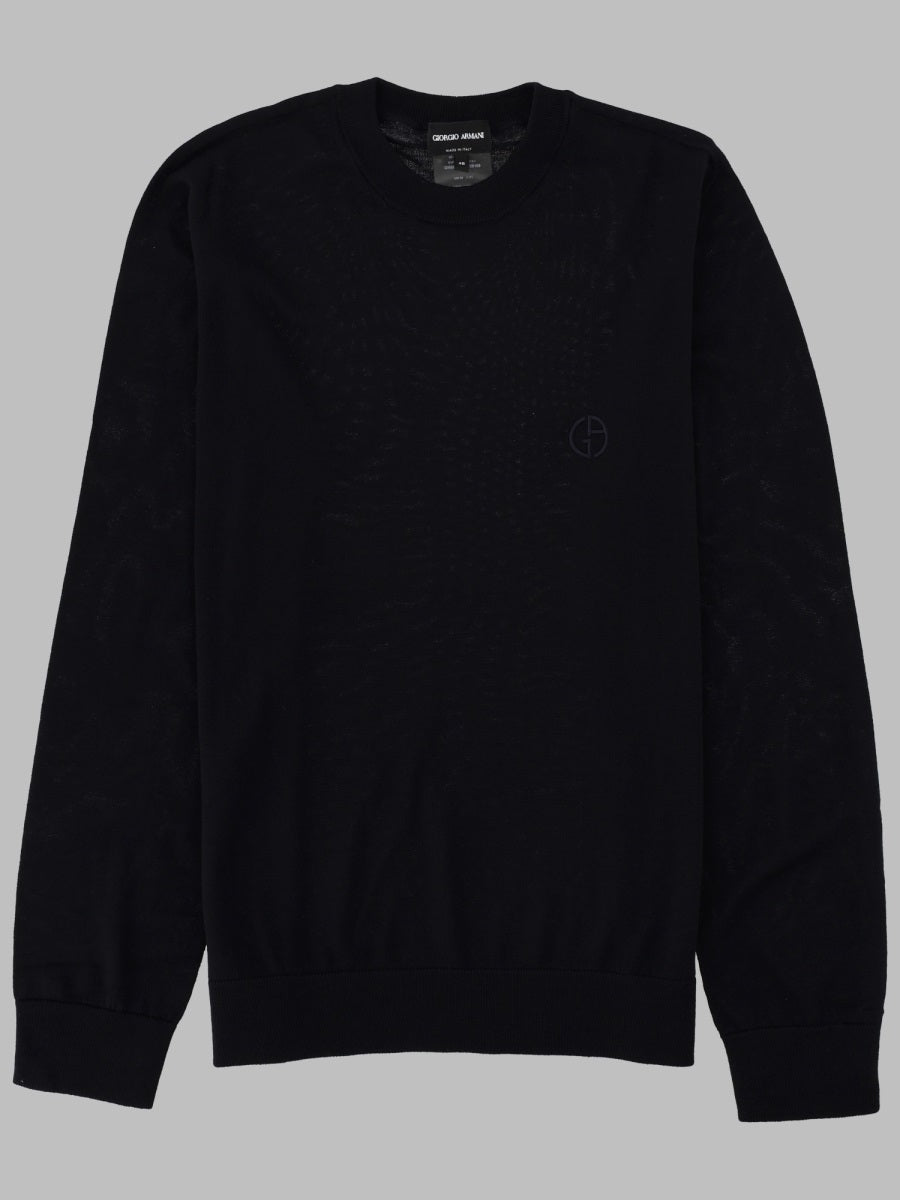 Jumper Virgin Wool Blue Jumpers