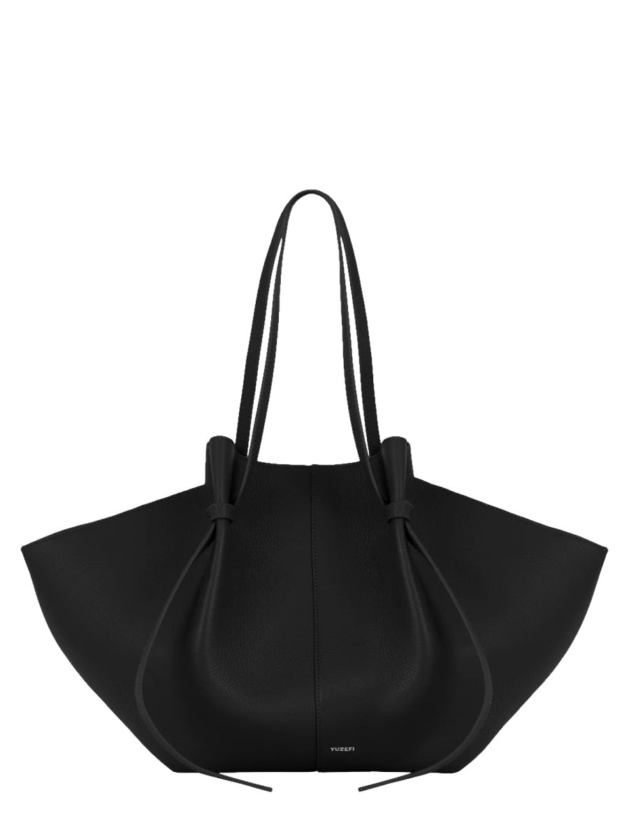 Shoulder Bag Mochi Leather Black