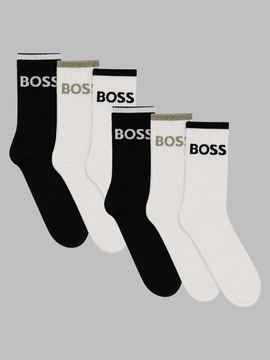Socks 3-Pack Multicolour Logo Cotton
