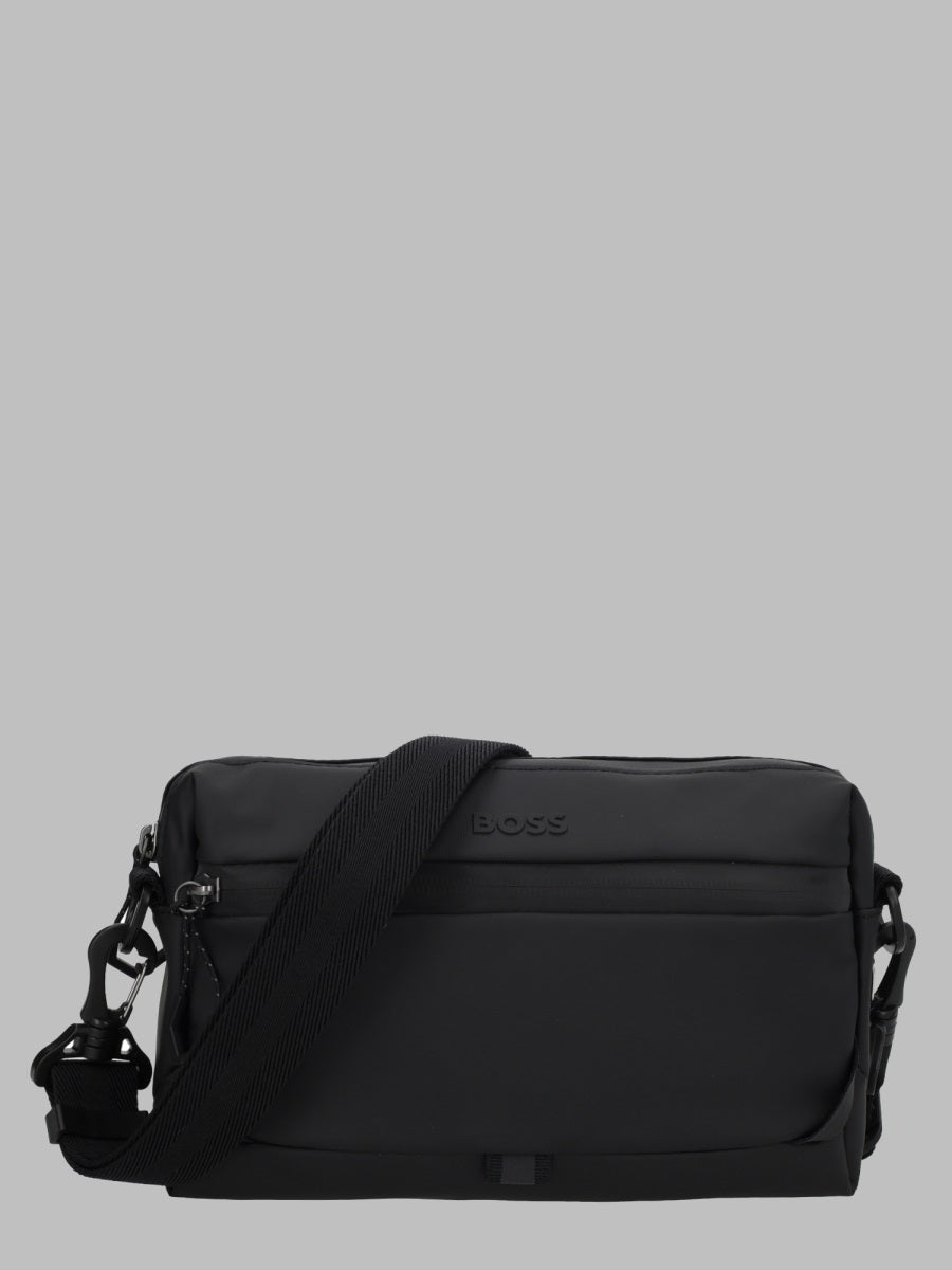Shoulder Bag Stenson Black Recycled Polyamide