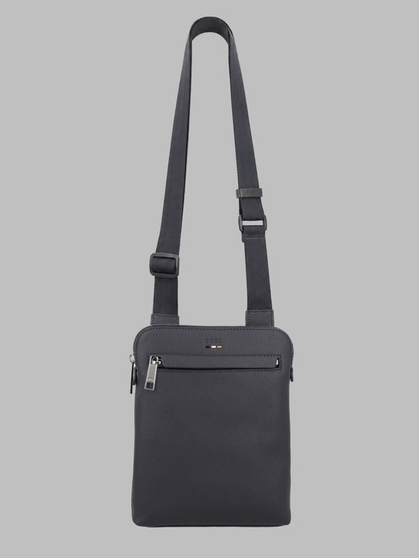 Shoulder Bag With Logo Blue Polyester