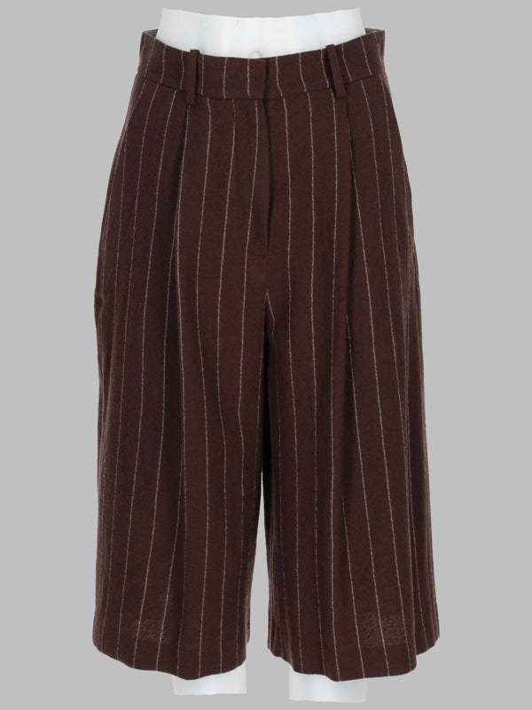 Wool Shorts Brown Virgin