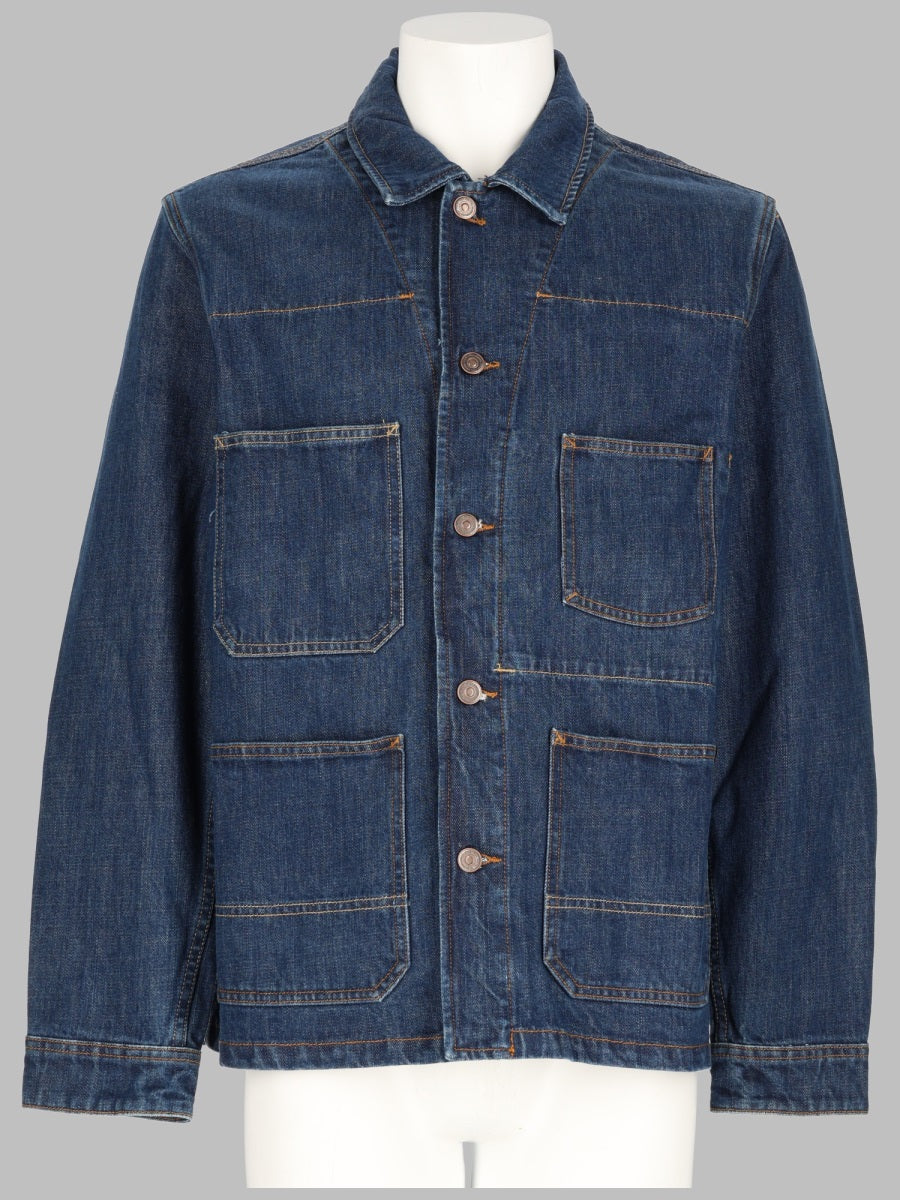 Denim Chore Jacket Blue Organic Cotton