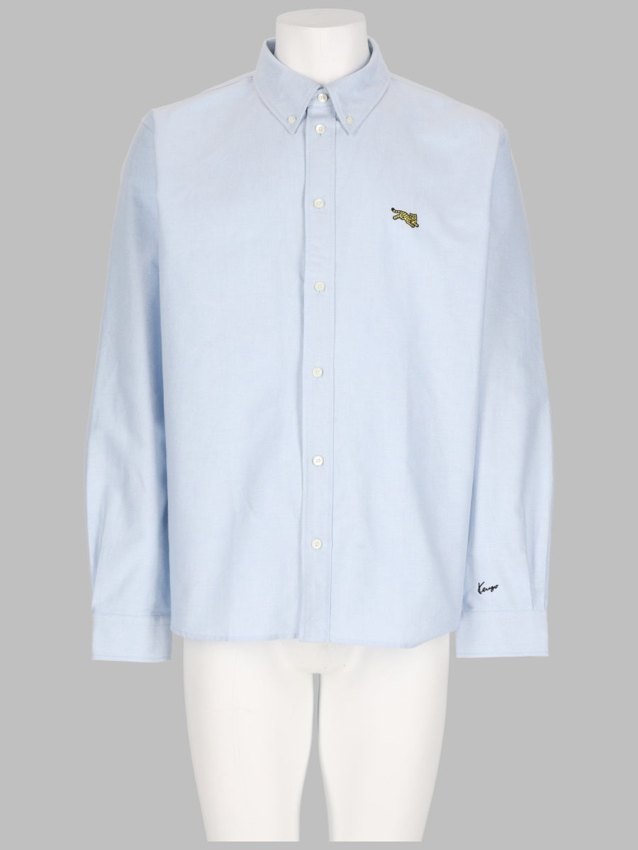 Casual Oxford Cotton Shirt Azure