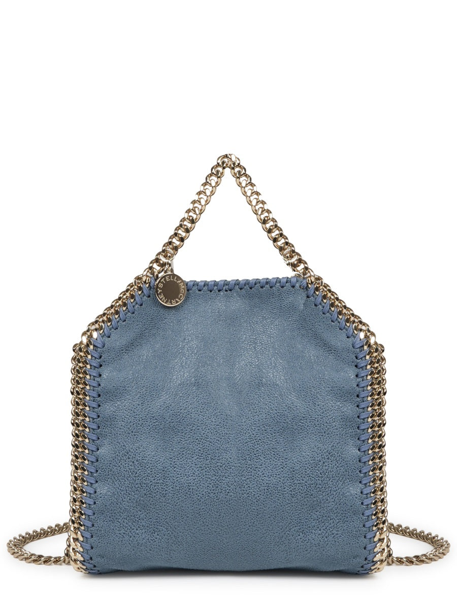 Micro Falabella Handbag Blue Polyester Handbags