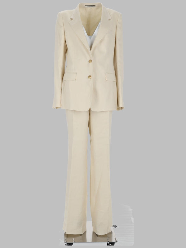 Two-Piece Suit Parigi Beige Linen Suits