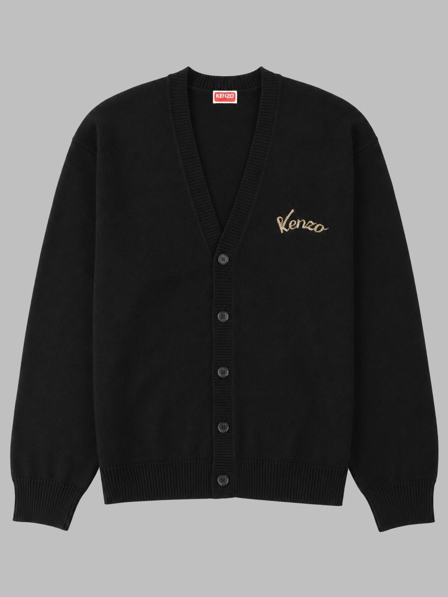 Cardigan Jumping Tiger Black Wool Jumpers