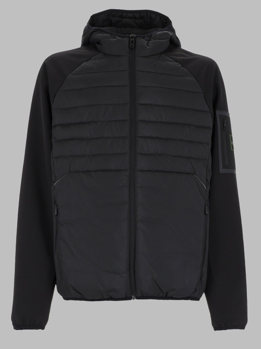 Hybrid Jacket J_urbanex Hd Water-Repellent Black Recycled Polyester