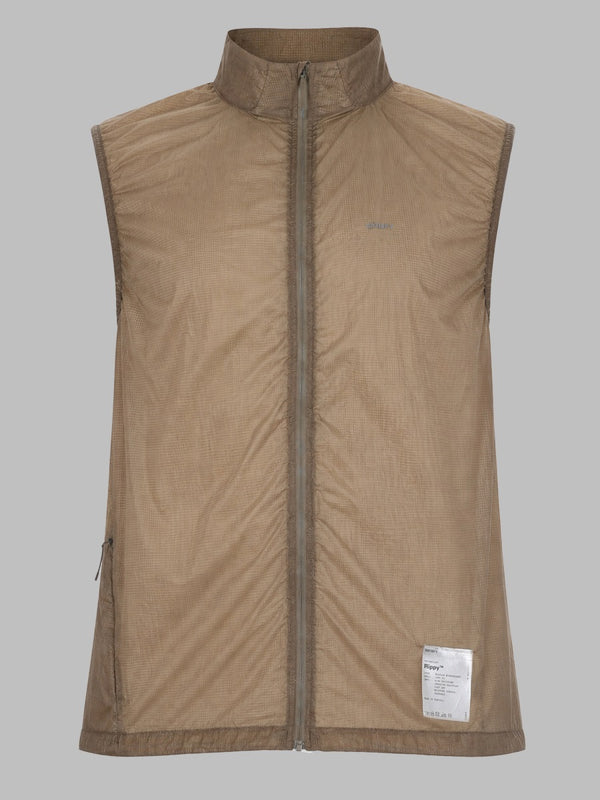 Rippy Modular Windbreaker Beige Polyamide Jacket
