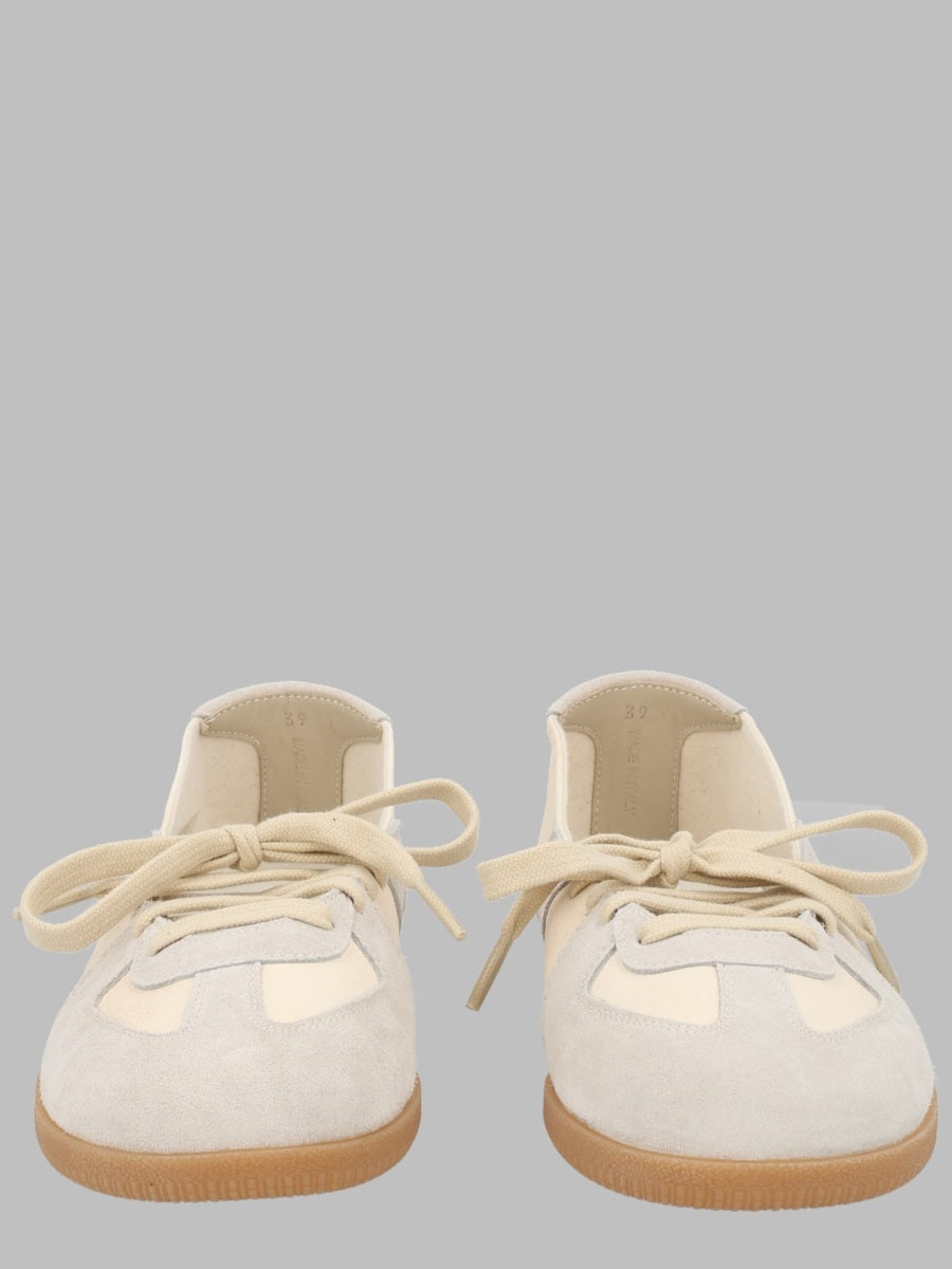 Ballerina Sneakers Replica Beige Leather