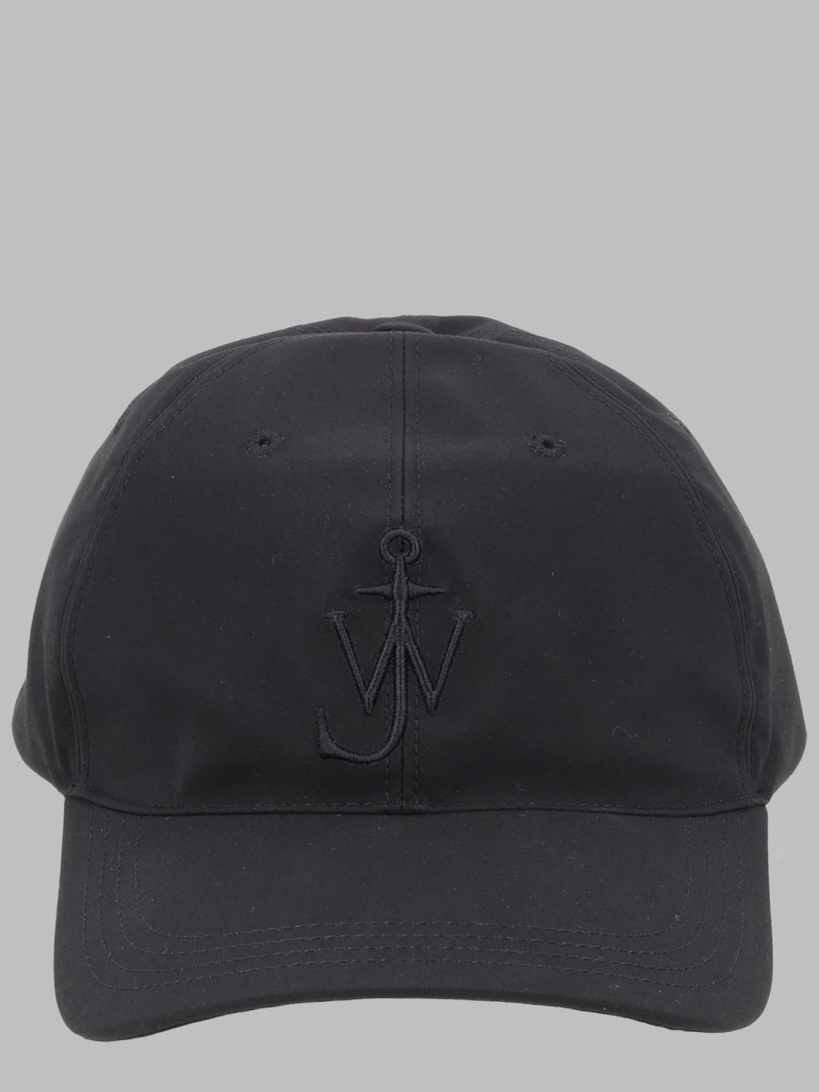 Baseball Cap Logo Black Cotton Hat