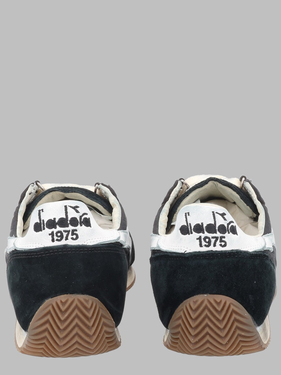 Sneakers Equipe Vela Sw Black Leather Trainers