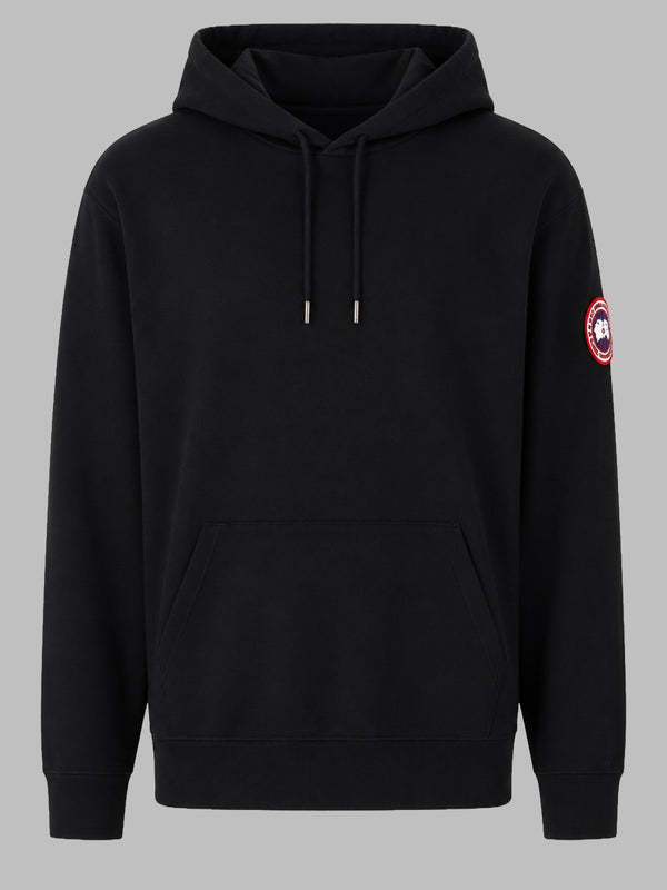 Hoodie Huron Black Cotton Sweatshirts