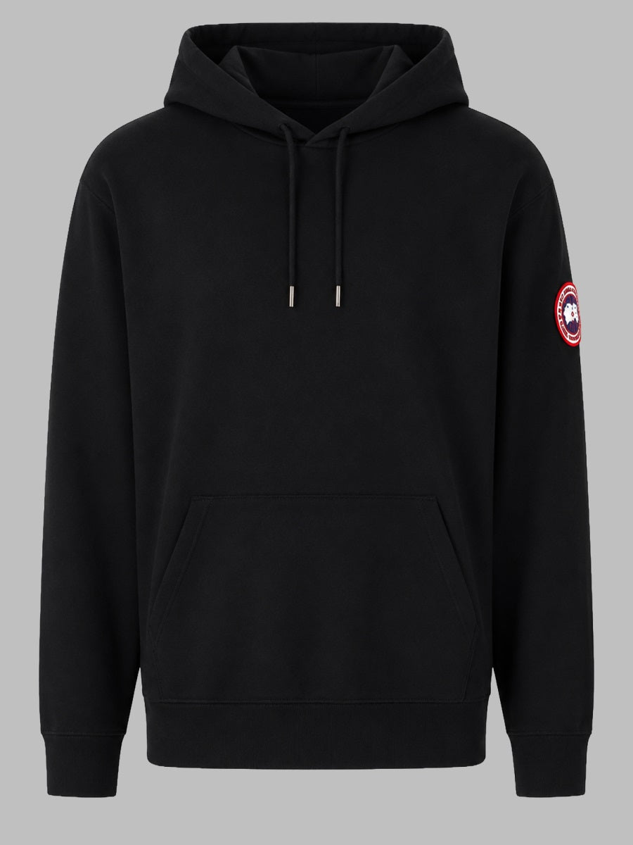 Hoodie Huron Black Cotton Sweatshirts