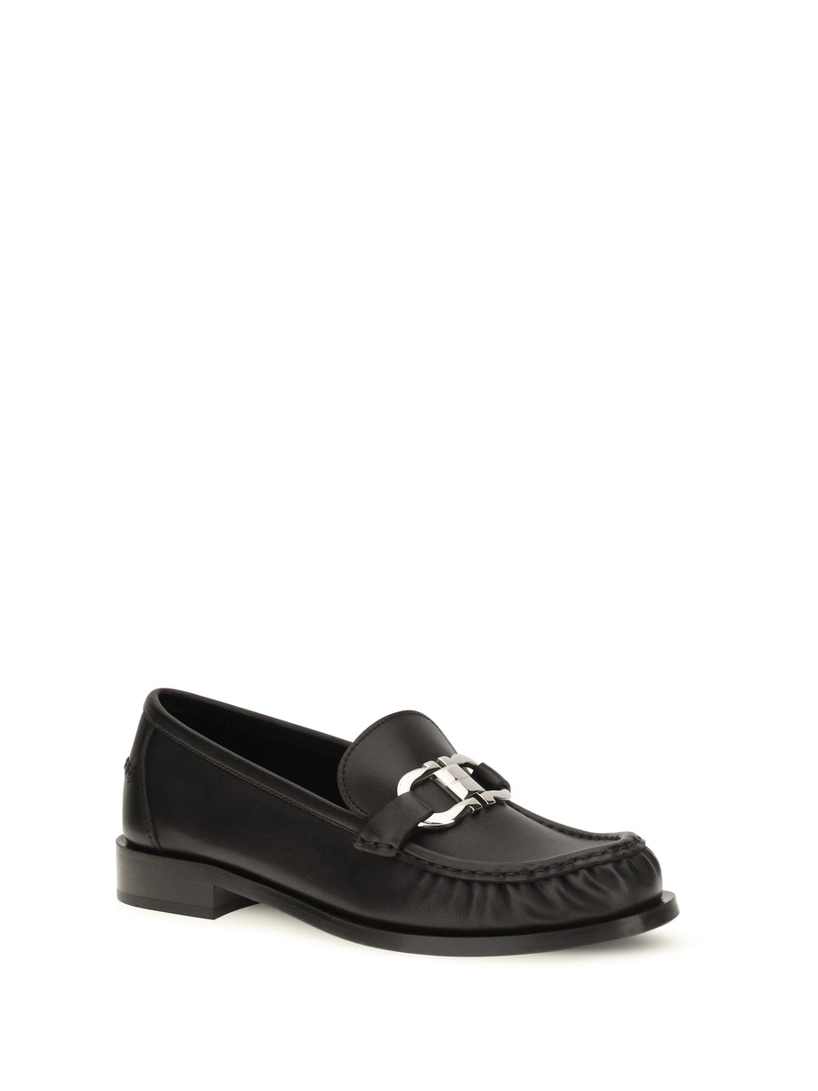 Leather Loafers Black Calf