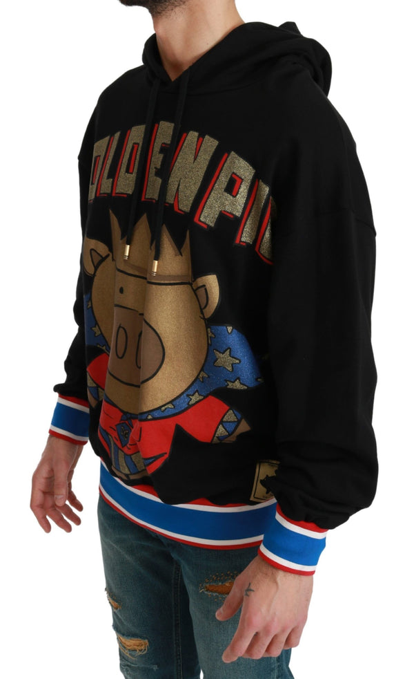 Dolce & Gabbana 100% Cotton hoodie in black