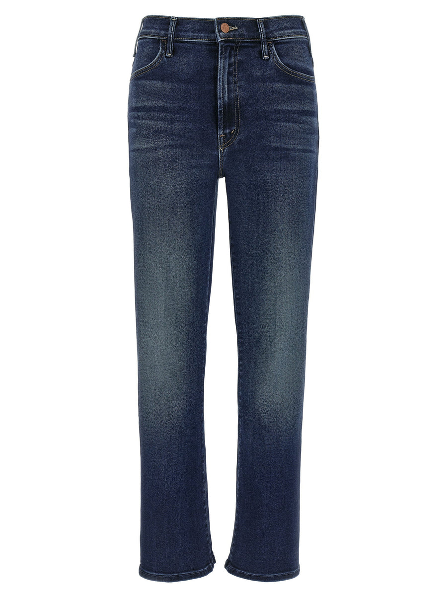 Mother The Hustler Ankle Jeans — Blue