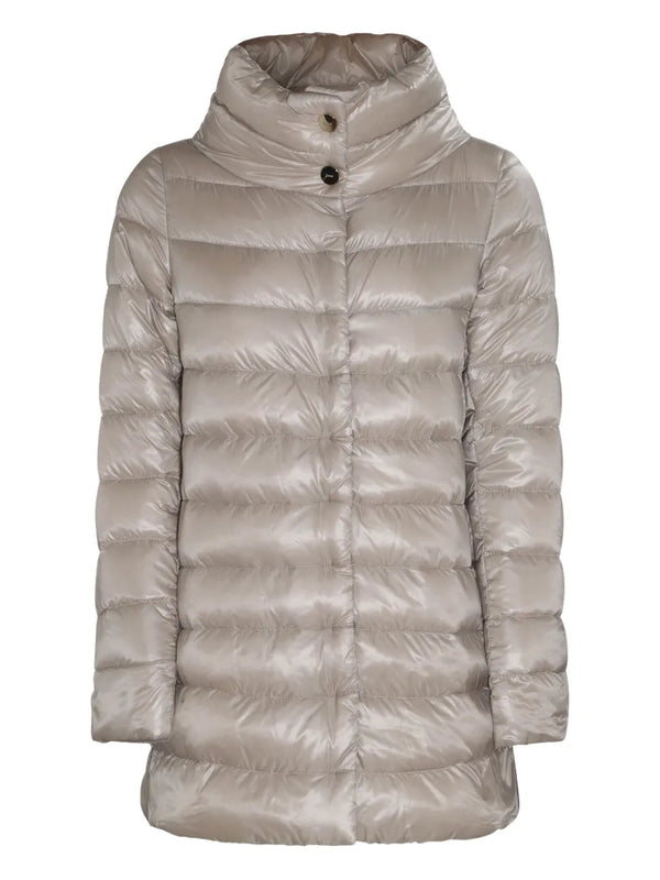 Herno Outer: Polyamide 100%. Lining: Feather Down 100% down coat in grey