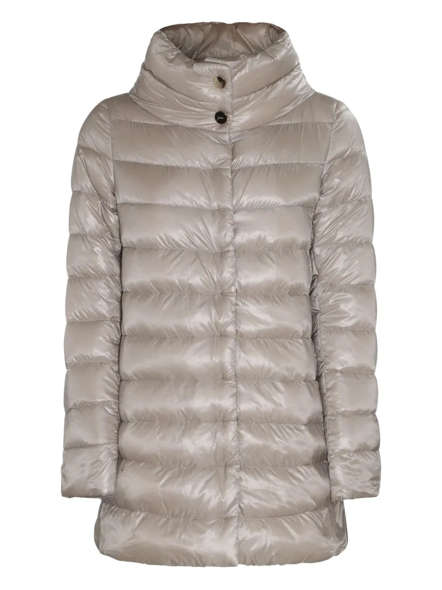 Herno Outer: Polyamide 100%. Lining: Feather Down 100% down coat in grey