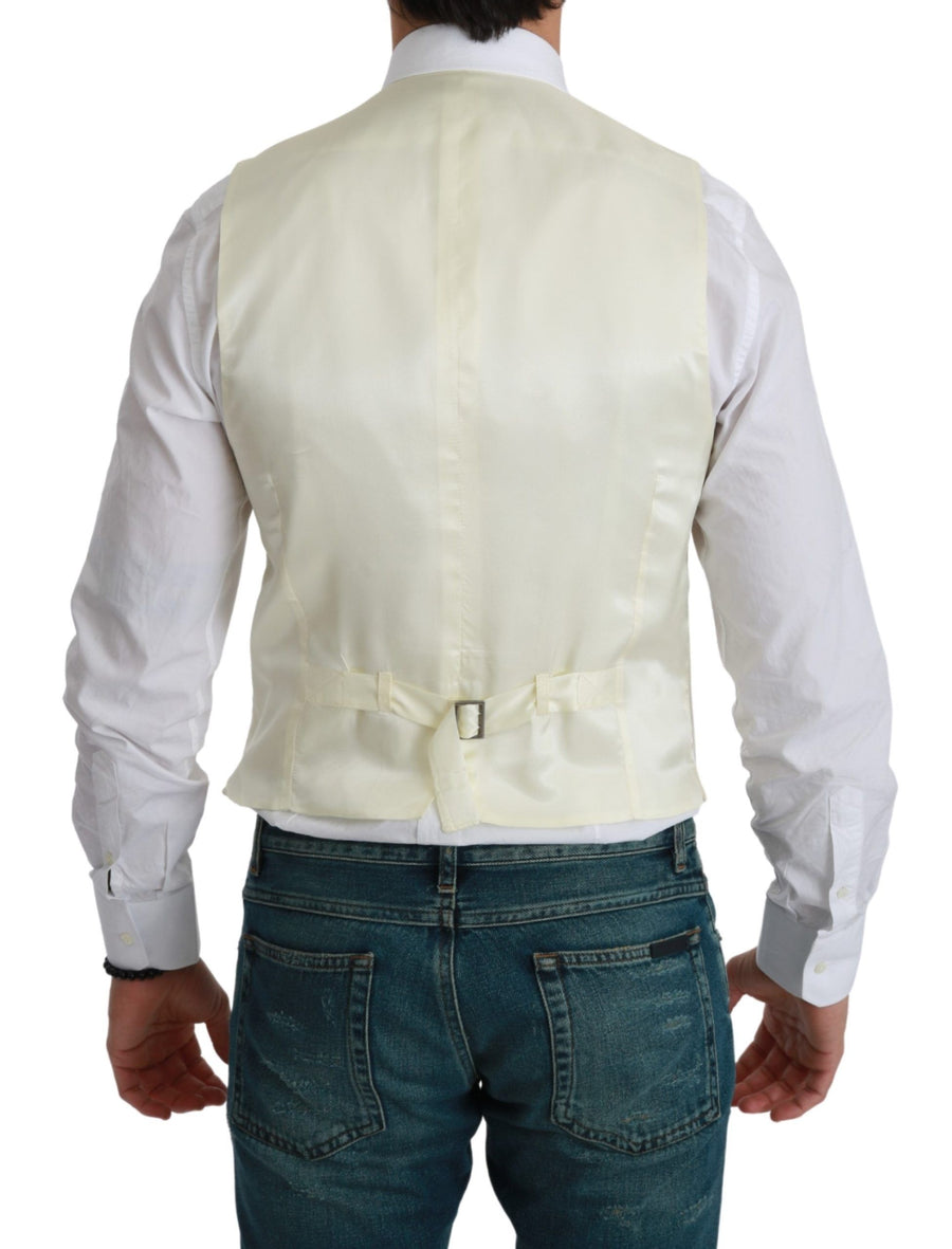 Dolce & Gabbana 100% Virgin Wool vest in beige