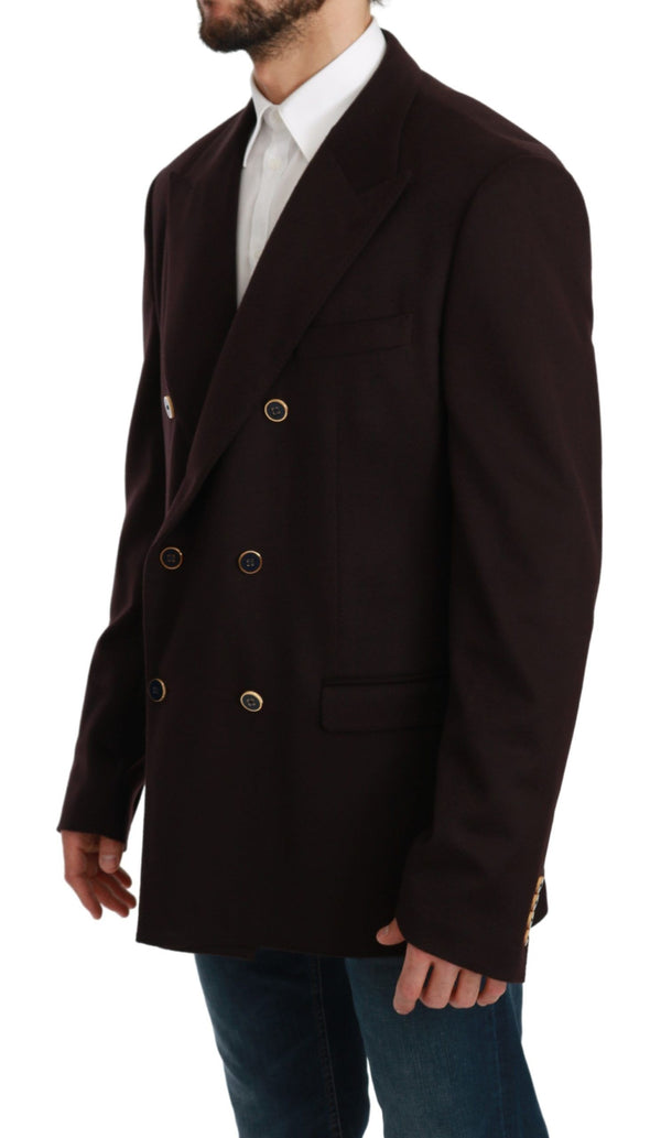 Dolce & Gabbana 97% Cashmere 3% Elastane; Inner Lining: 96% Silk 4% Elastane blazer in black