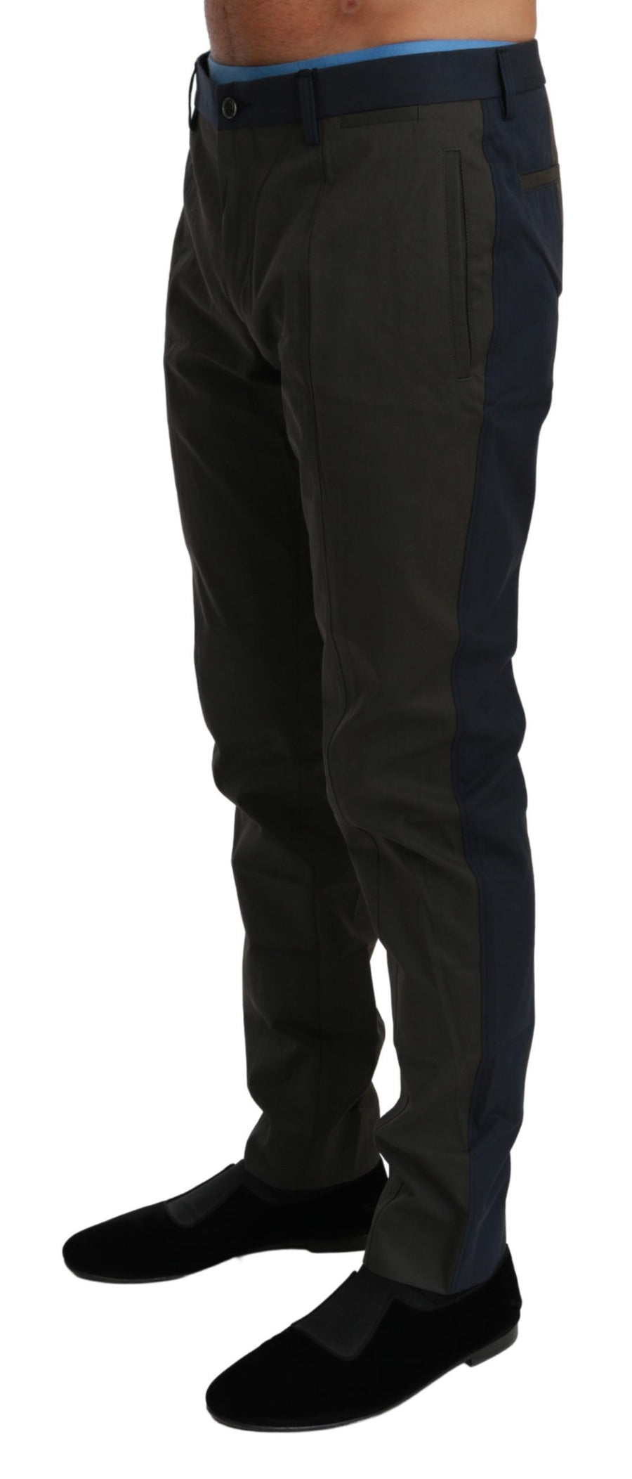 Dolce & Gabbana 69% Cotton trousers in gray