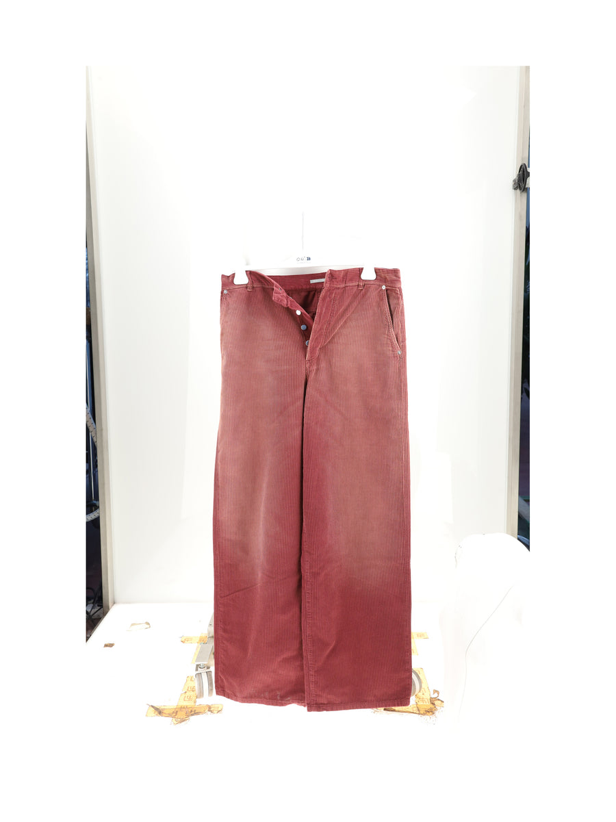 Trousers Velvet Brick Cotton