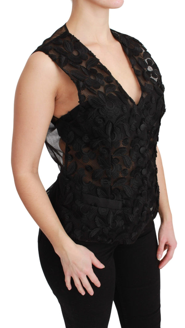 Dolce & Gabbana 40% PA vest in black