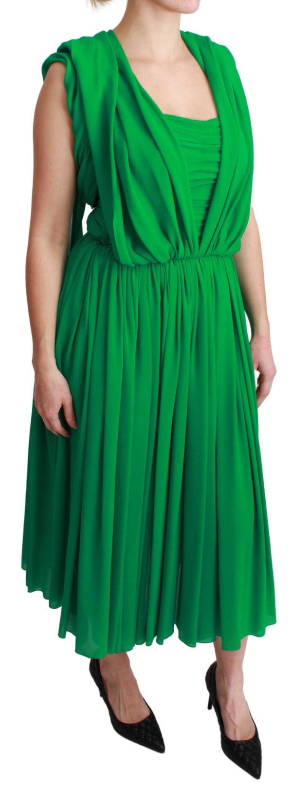 Dolce & Gabbana 100% Silk dress in green