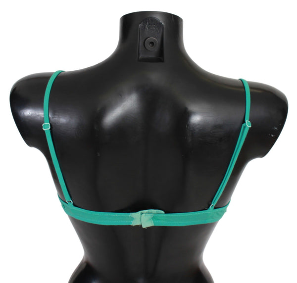 Ermanno Scervino 100% Cotton bra in green