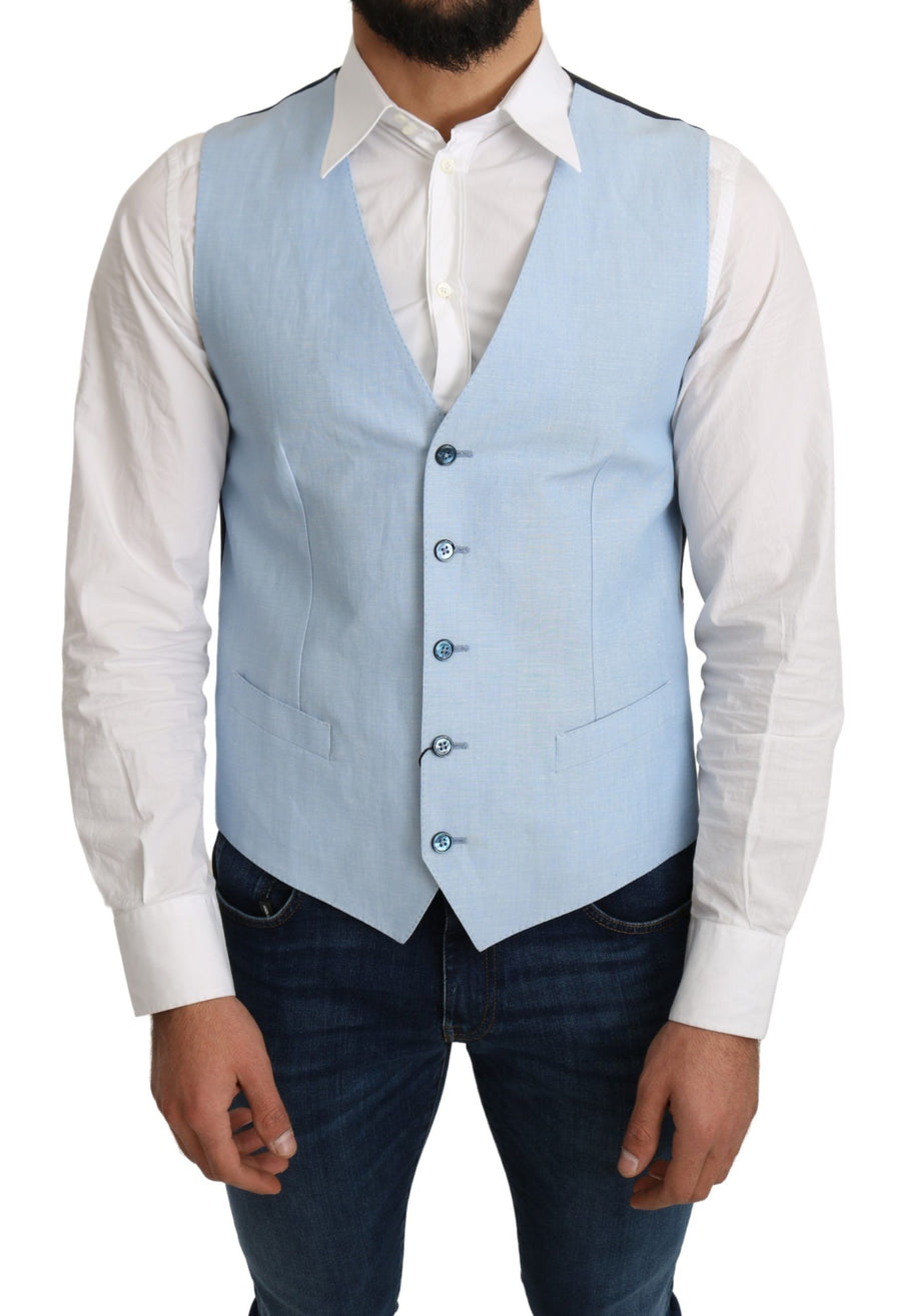 Dolce & Gabbana Wool vest in blue